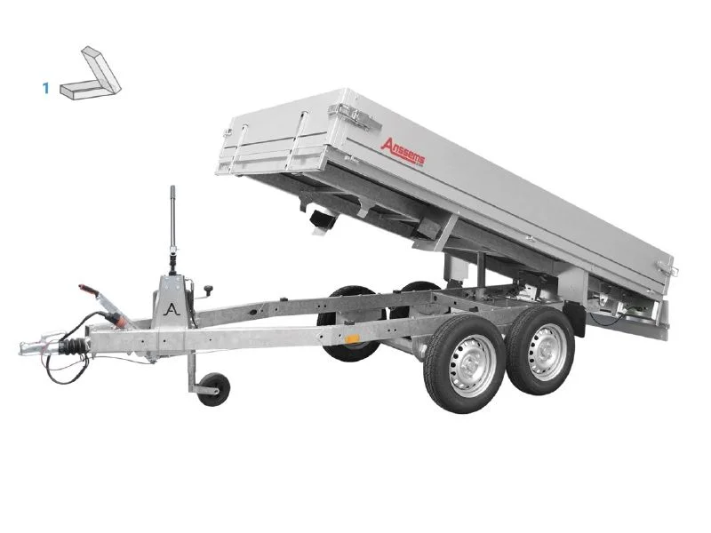 Anssems przyczepka kiper aluminiowa lekka 2000kg – zdjęcie 2