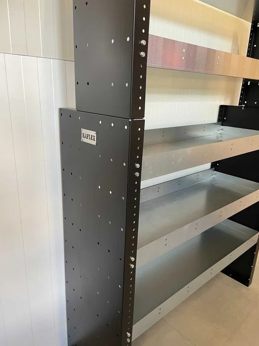 Zabudowa warsztatowa, serwisowa czarne boki do busa H2 Ducato Boxer Jumper Master 160 cm producent Raflex do warsztatu busa – zdjęcie 4