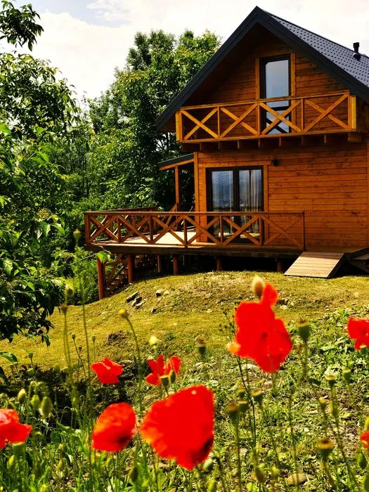 Drewniany domek w górach z tarasem na wynajem – zdjęcie 2