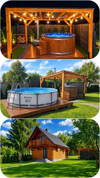 Domek pod Szumiacym Lasem Roztocze bania jacuzi