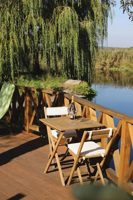 Domek nad wodą Podlasie Białystok - Sauna Jacuzzi komunia chrzciny poprawiny