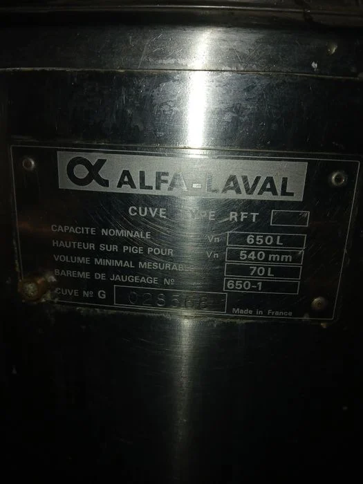 Sprzedam baniak 650 l alfa laval stan bardzo dobry – zdjęcie 2
