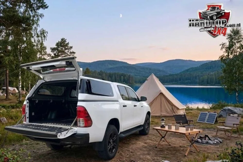 Zabudowa paki Hardtop Toyota Hilux Revo (2015-2026) Szyby uchylne