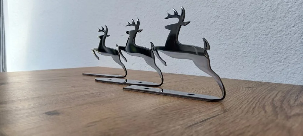 Emblemat John Deere 12cm polerowany na lustro stal nierdzewna znaczek – zdjęcie 5