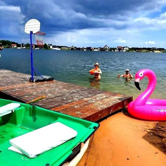 Domek nad jeziorem jacuzzi sauna linia brzegowa prywatna plaza TOP 8os – zdjęcie 6