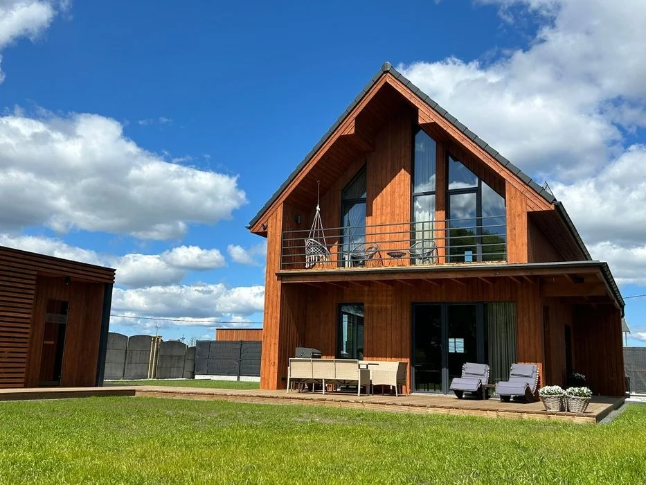 Domek na Kaszubach całoroczny z sauną i jacuzzi na wyłączność