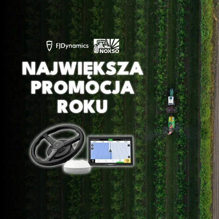 Powystawowa Nawigacja FJDynamics- dokładność prowadzenia RTK 2.5 cm