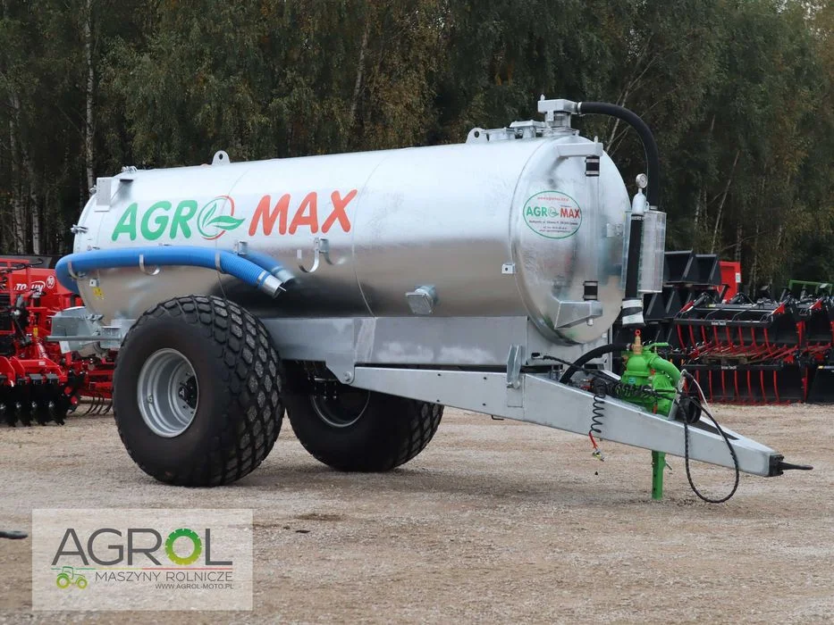 Wóz asenizacyjny Beczkowóz Beczka Agro-Max 10 000 L 1S 2S (tandem)