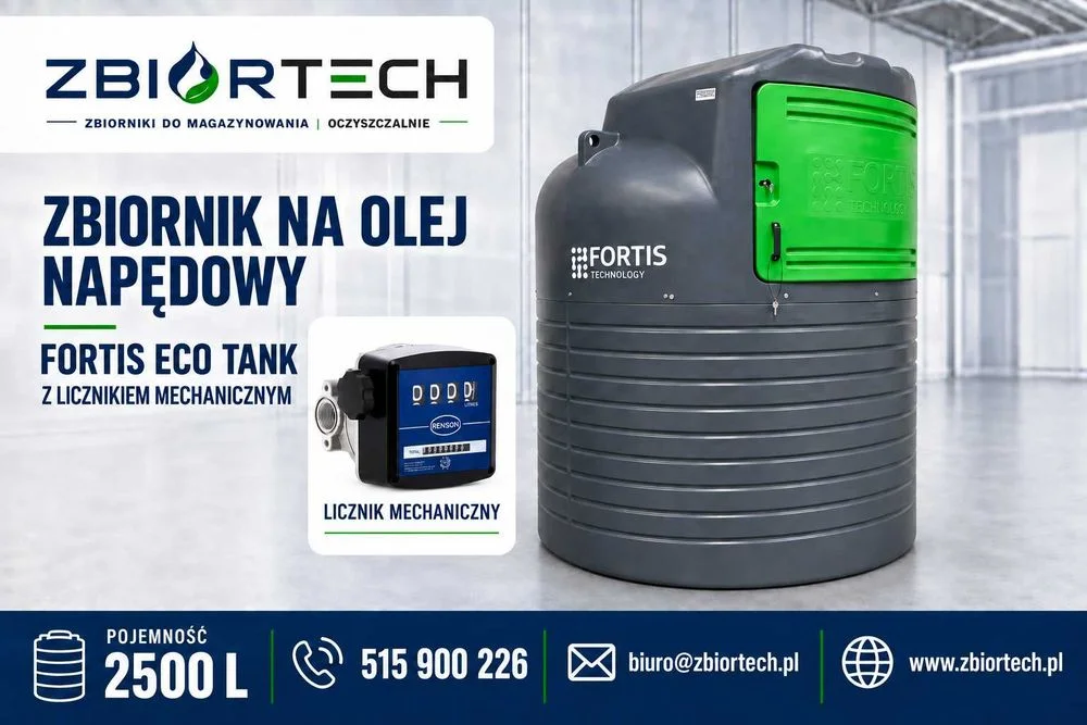 Zbiornik 2500 l na olej napędowy ON - 1500 5000 l Promocja