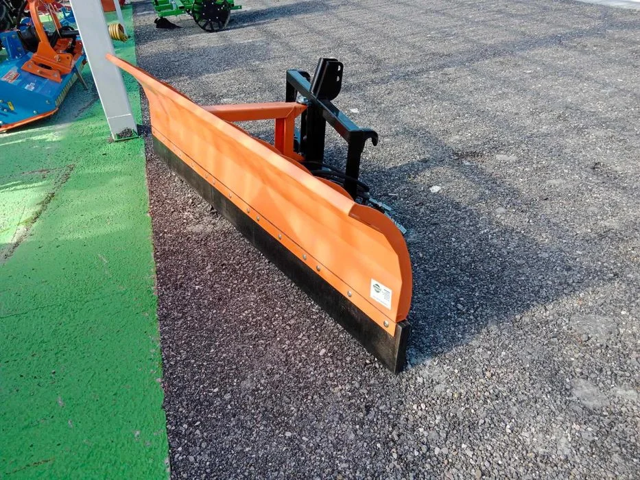 Pług śnieżny 1,5 - 3m do śniegu na euroramke Tura Tuza wózek Dostawa – zdjęcie 6