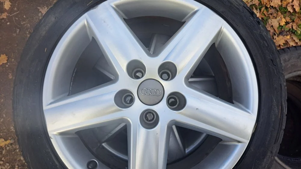 4 oryginalne alufelgi do audi 5x112 17" – zdjęcie 4