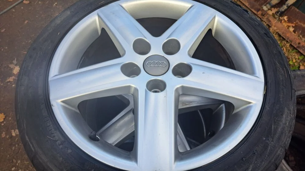 4 oryginalne alufelgi do audi 5x112 17" – zdjęcie 2