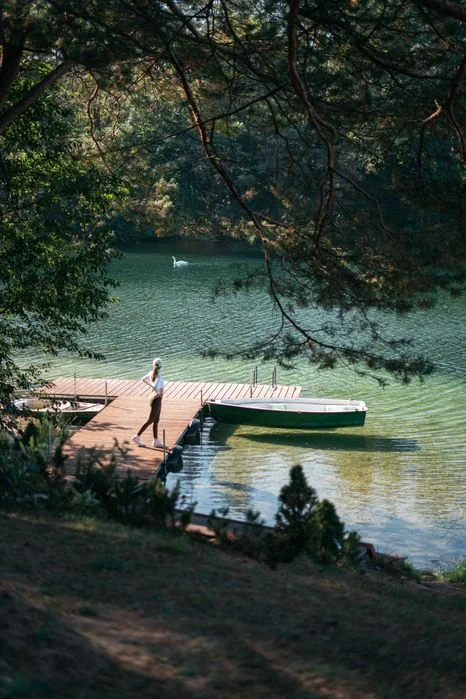 Dom Biały - nad jeziorem Staw Wigry domek mazury jacuzzi plaża pomost – zdjęcie 11