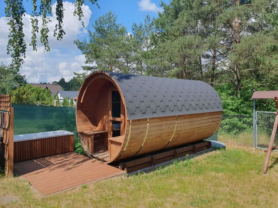 Drewniany domek do wynajęcia z balią sauną i kajaki, WAKACJE NAD JEZIOREM, MAZURY, – zdjęcie 9