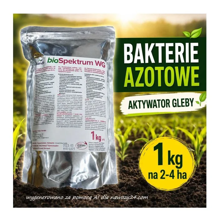 Biospektrum WG , bakterie azotowe, aktywator gleby, 1 kg na 4 hektary, zwiększa potencjał twoich upraw. – zdjęcie 4