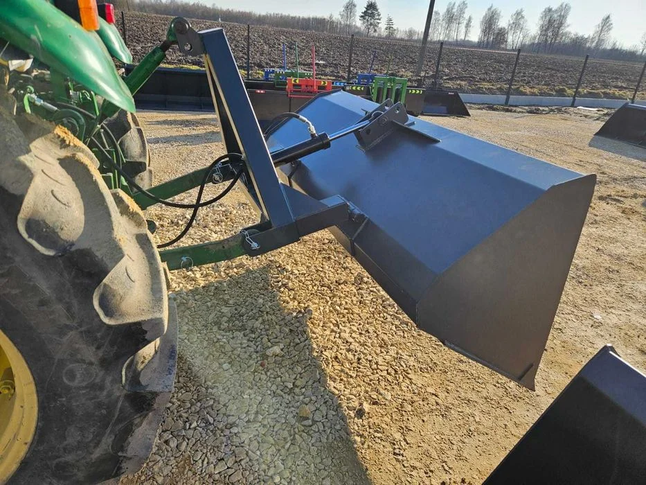 Łyżka/ łycha na tył ciągnika/ przedni TUZ z KIPREM HYDRAULICZNYM dowóz – zdjęcie 6