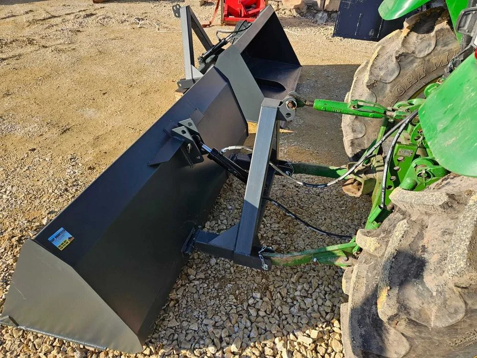 Łyżka/ łycha na tył ciągnika/ przedni TUZ z KIPREM HYDRAULICZNYM dowóz – zdjęcie 5