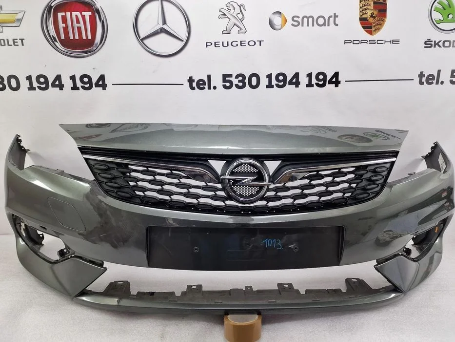 Opel Astra K V 5 Lift 18- Zderzak Przedni Przód + Kompletna Atrapa , Bez Pdc I Sprysków , Nr 39130492 , Nr Aukcji Nz1013