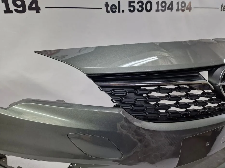 Opel Astra K V 5 Lift 18- Zderzak Przedni Przód + Kompletna Atrapa , Bez Pdc I Sprysków , Nr 39130492 , Nr Aukcji Nz1013 – zdjęcie 5