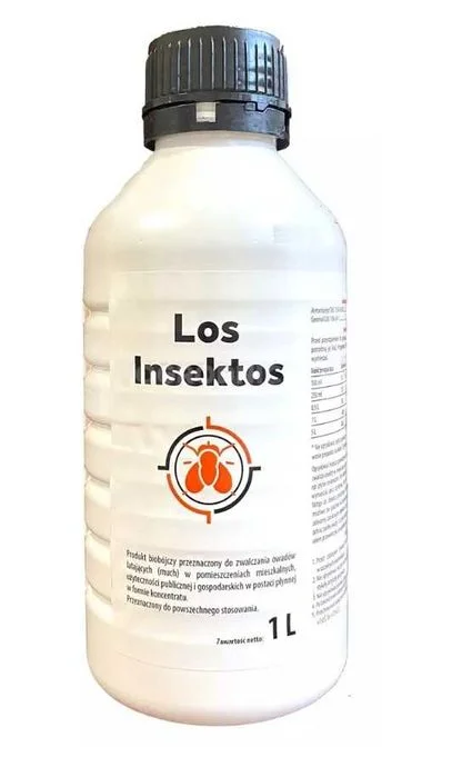 Los Insektos 200SL 1L – preparat na muchy, zwalczanie much w budynkach inwentarskich – zdjęcie 8