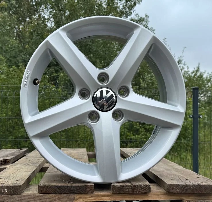 Alufelgi 5x112 r16 VW Oryg. Golf passat Sharan Touran Caddy Jetta 176# felgi aluminiowe OEM VW – zdjęcie 4