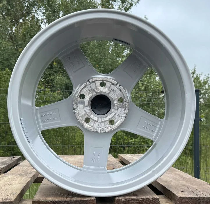 Alufelgi 5x112 r16 VW Oryg. Golf passat Sharan Touran Caddy Jetta 176# felgi aluminiowe OEM VW – zdjęcie 6
