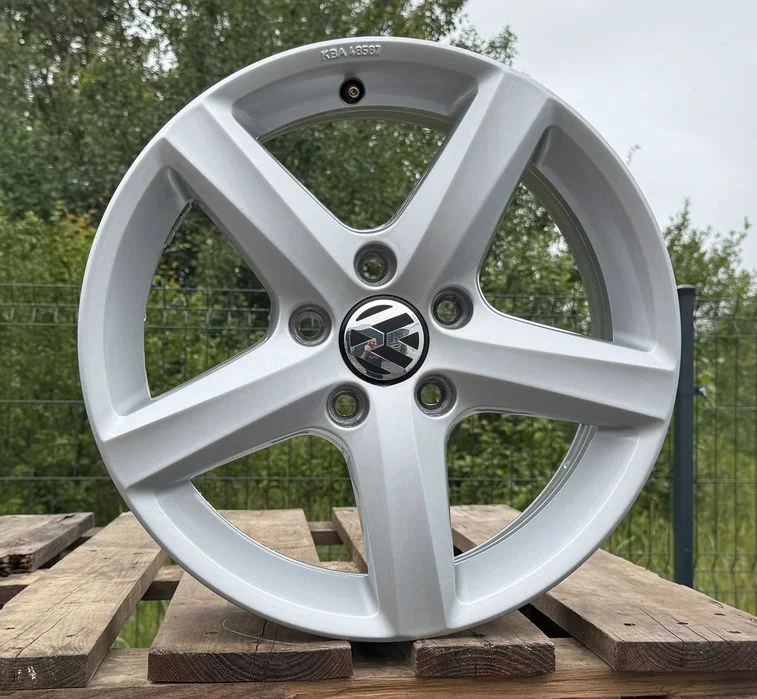 Alufelgi 5x112 r16 VW Oryg. Golf passat Sharan Touran Caddy Jetta 176# felgi aluminiowe OEM VW – zdjęcie 2