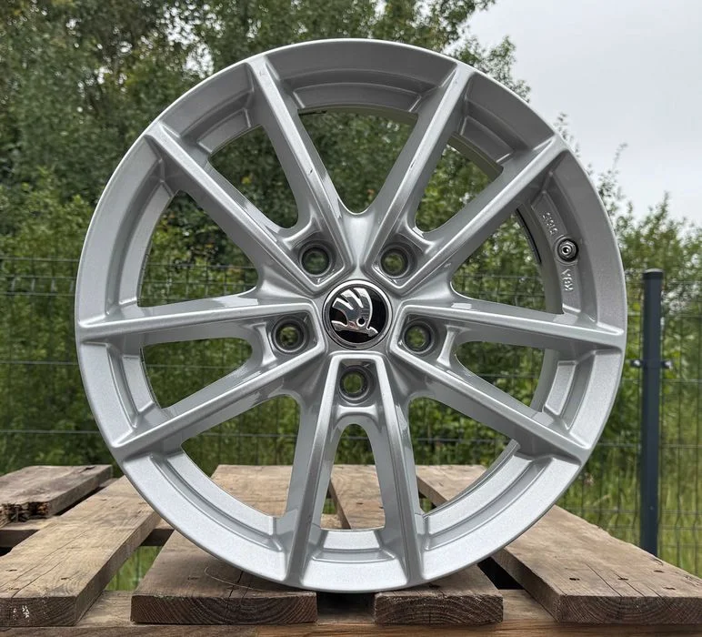 Alufelgi 5x112 r16 Skoda Octavia Superb Yeti Karoq 169# felgi aluminiowe Borbet Germany – zdjęcie 4