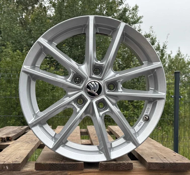 Alufelgi 5x112 r16 Skoda Octavia Superb Yeti Karoq 169# felgi aluminiowe Borbet Germany – zdjęcie 2