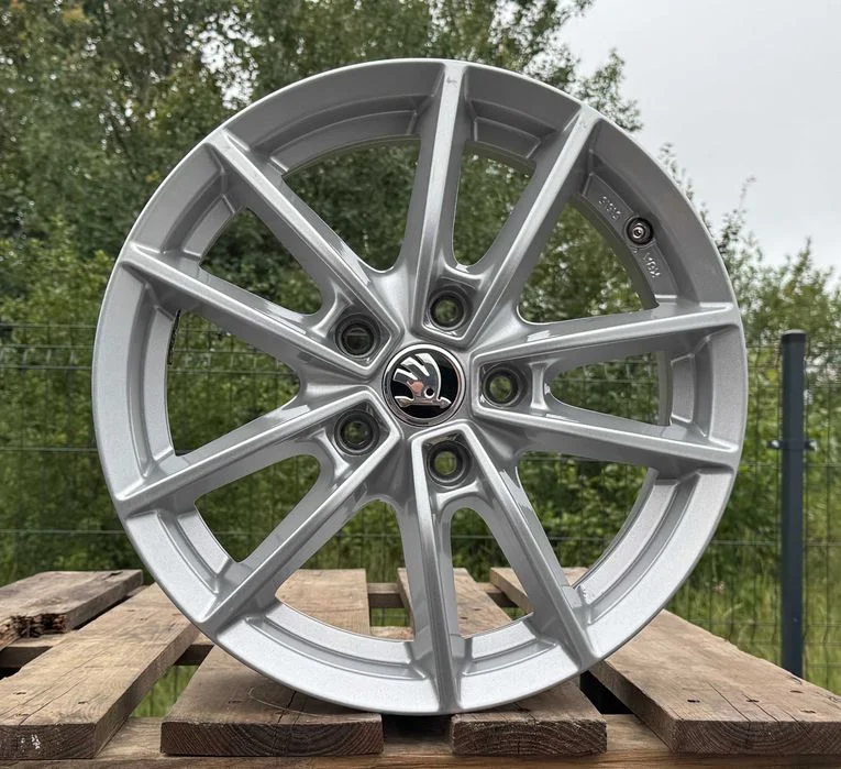 Alufelgi 5x112 r16 Skoda Octavia Superb Yeti Karoq 169# felgi aluminiowe Borbet Germany – zdjęcie 3