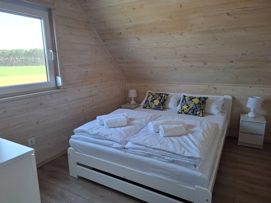 Bursztynowa Przystań jez. Wojnowskie, dom dla 6 - 8 -10 osób jacuzzi sauna pomost – zdjęcie 7
