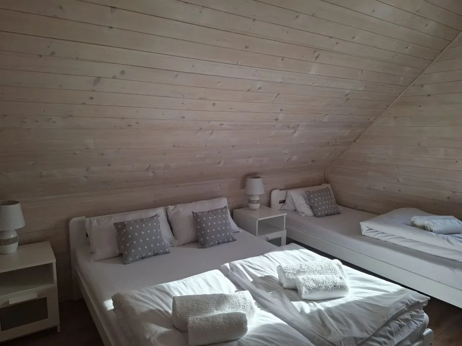 Bursztynowa Przystań jez. Wojnowskie, dom dla 6 - 8 -10 osób jacuzzi sauna pomost – zdjęcie 8