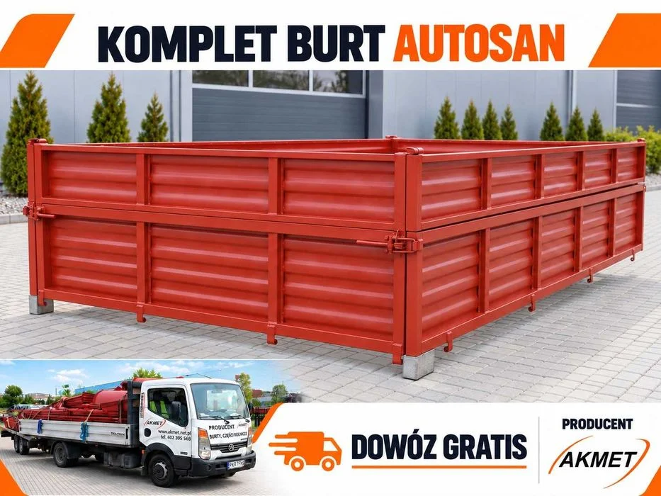 Komplet burt do przyczepy D35 Autosan – AKMET – dowóz GRATIS