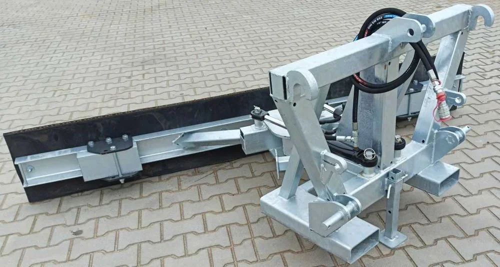 Zgarniacz obornika śniegu sztywny hydrauliczny OCYNKOWANY – zdjęcie 2