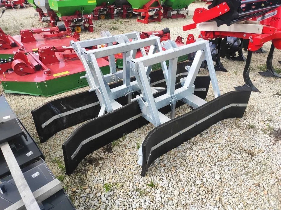 Zgarniacz obornika śniegu sztywny hydrauliczny OCYNKOWANY – zdjęcie 6