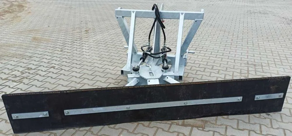 Zgarniacz obornika śniegu sztywny hydrauliczny OCYNKOWANY – zdjęcie 3