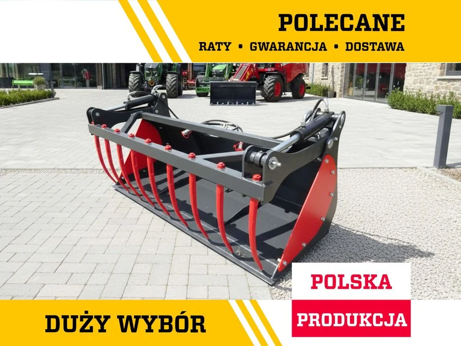 Łyżko Krokodyl Wzmocniony HARDOX Wytrzymałe Siłowniki EURORAMKA SMS