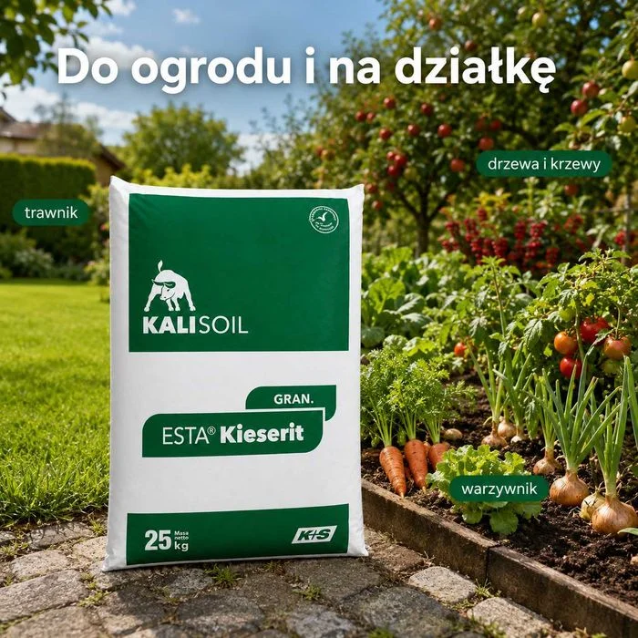 ESTA KIESERIT granulowany worek 25 KG – SIARCZAN MAGNEZU 25% MgO + 50% SO3 – K+S Kizeryt – zdjęcie 3