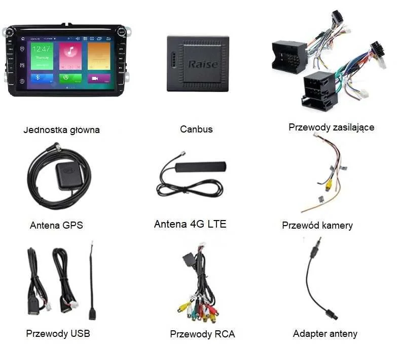 Radio 2din Android VW Volkswagen 4GB Nawigacja, Bluetooth, DSP, Raty – zdjęcie 8