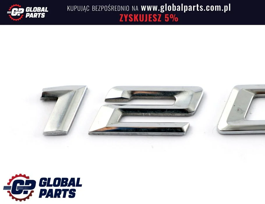 BMW E81 E87 Emblemat logo napis znaczek 120d – zdjęcie 2