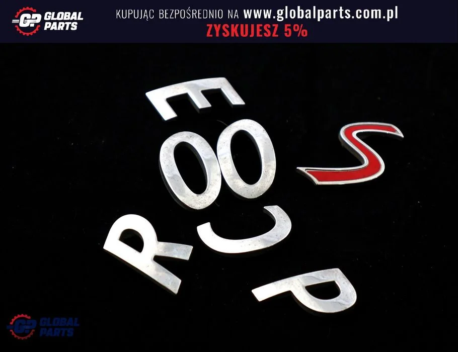 Mini R56 R57 Emblemat Napis Znaczek Logo COOPER S – zdjęcie 5