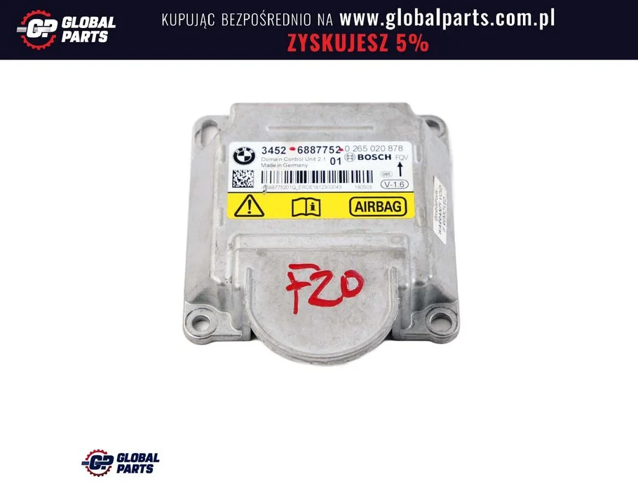 BMW F20 F21 F22 F30 F31 Moduł Sterownik Poduszek Airbag ECU ICM – zdjęcie 5