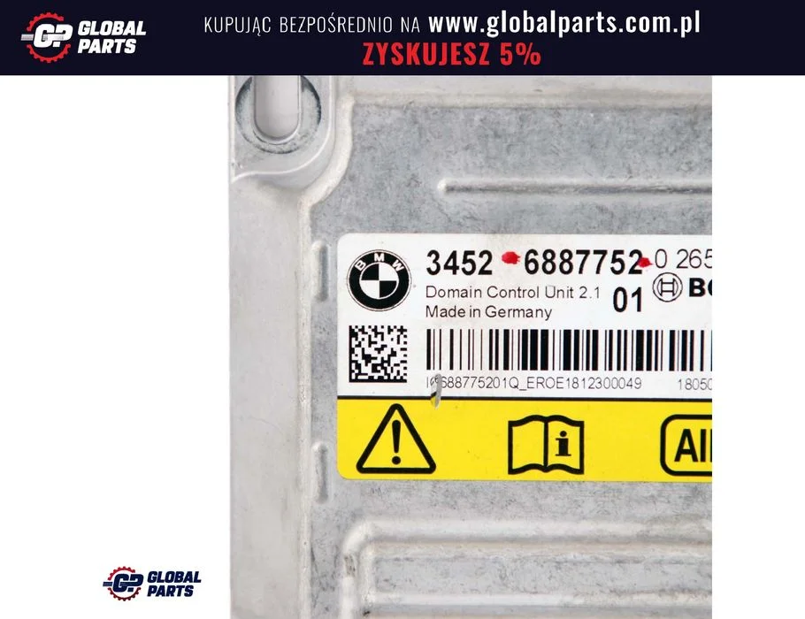 BMW F20 F21 F22 F30 F31 Moduł Sterownik Poduszek Airbag ECU ICM – zdjęcie 2