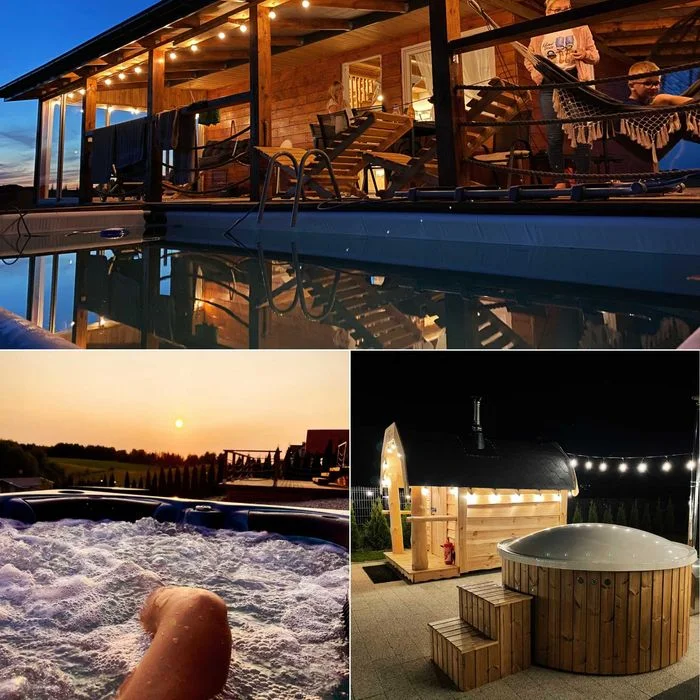 Sylwester Domek z Basenem Mazury - dom do wynajęcia na wyłączność – jacuzzi i sauna w cenie – nad jeziorem – zdjęcie 11