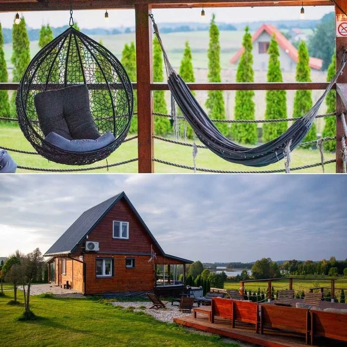 Sylwester Domek z Basenem Mazury - dom do wynajęcia na wyłączność – jacuzzi i sauna w cenie – nad jeziorem – zdjęcie 10