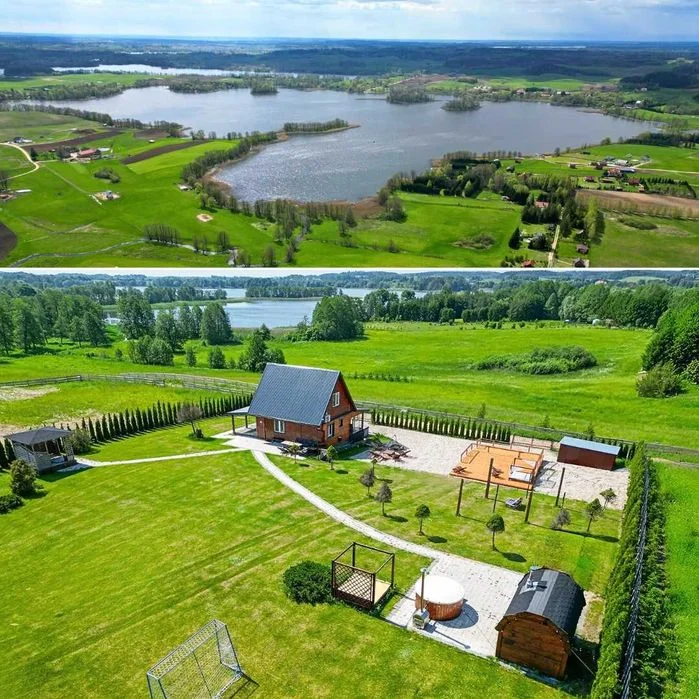 Sylwester Domek z Basenem Mazury - dom do wynajęcia na wyłączność – jacuzzi i sauna w cenie – nad jeziorem