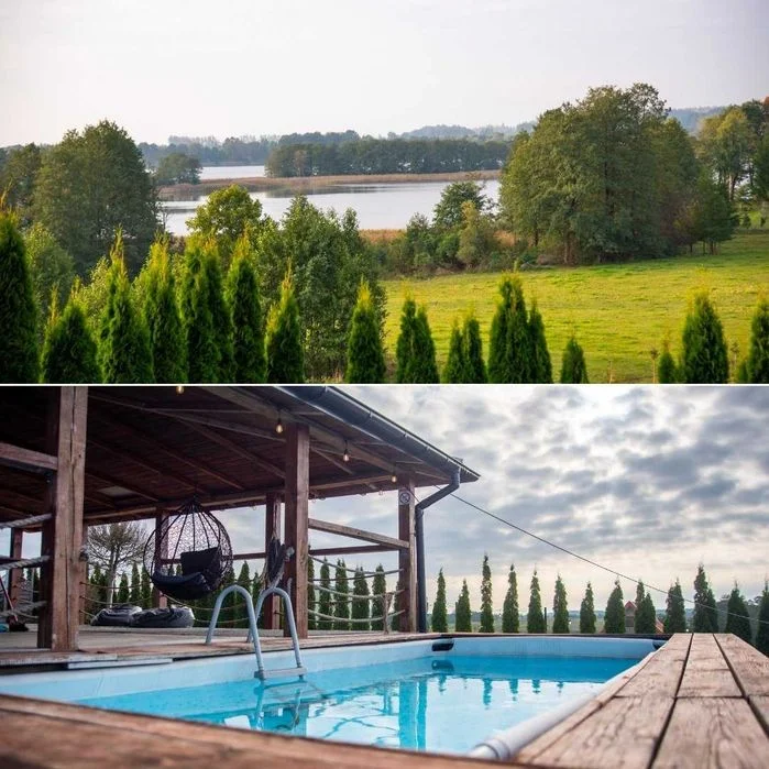 Sylwester Domek z Basenem Mazury - dom do wynajęcia na wyłączność – jacuzzi i sauna w cenie – nad jeziorem – zdjęcie 5