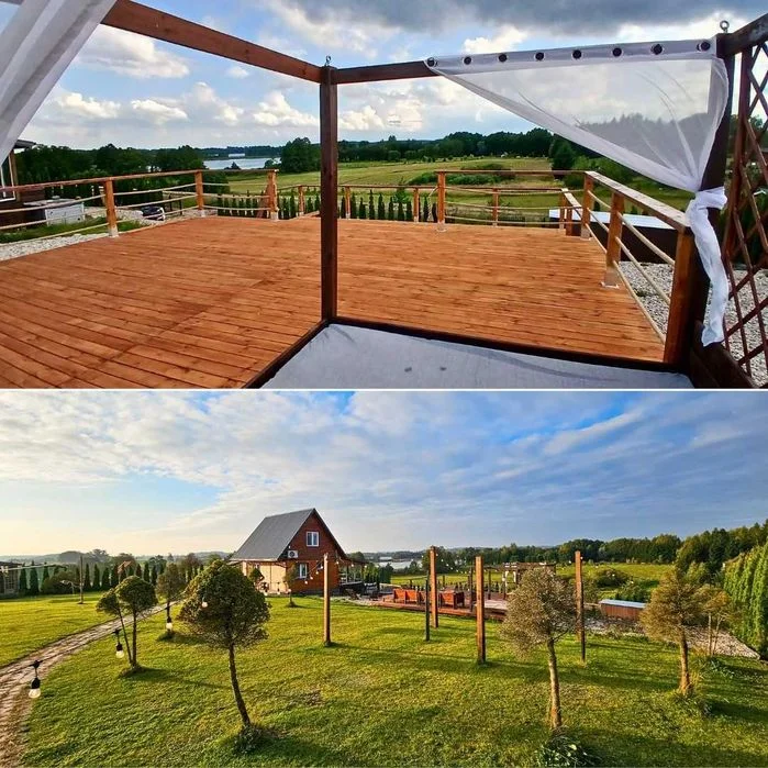 Sylwester Domek z Basenem Mazury - dom do wynajęcia na wyłączność – jacuzzi i sauna w cenie – nad jeziorem – zdjęcie 7