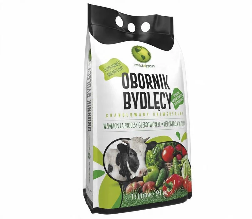 Obornik Granulowany, obornik do nawożenia upraw 13L