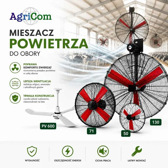 Wentylator Mieszacz Powietrza Multifan – Vostermans – Do Obory – Maksymalna Wydajność!